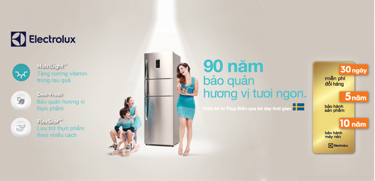 Tủ lạnh Electrolux được bảo hành trong bao lâu? Trung tâm bảo hành tại Hà Nội nằm ở đâu?