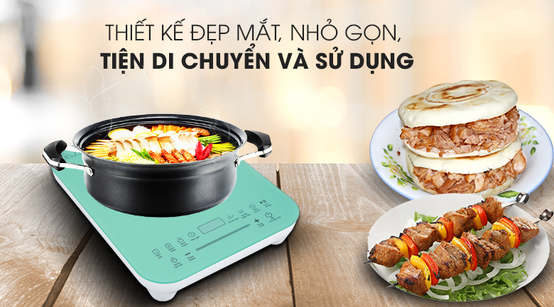 Bếp điện từ Midea chính hãng MI-T2120DA giá bao nhiêu?