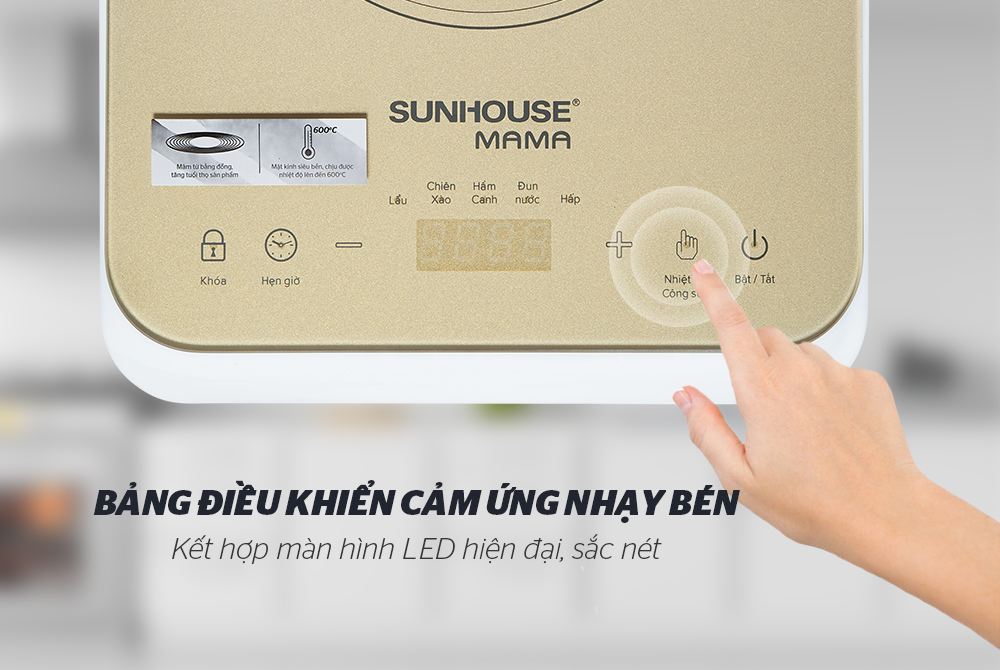 Những lợi ích ích khi mua bếp điện từ Sunhouse Mama SHD6868