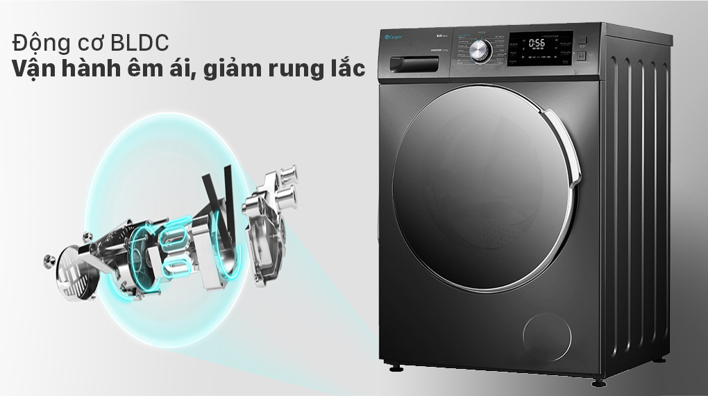 Máy giặt Casper WF-105I150BGB lựa chọn tốt nhất cho người dùng hiện nay