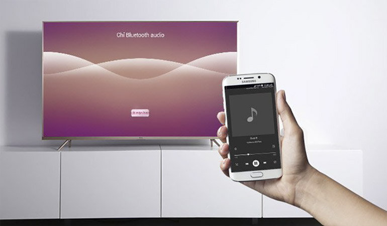 Làm sao để phát nhạc từ điện thoại lên Smart tivi Samsung qua bluetooth?