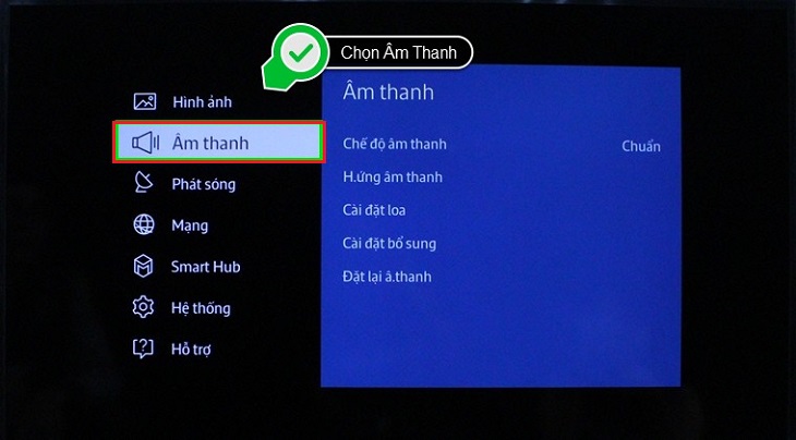 Cách kết nối tivi Samsung với loa bluetooth bằng tính năng tivi Sound Connect