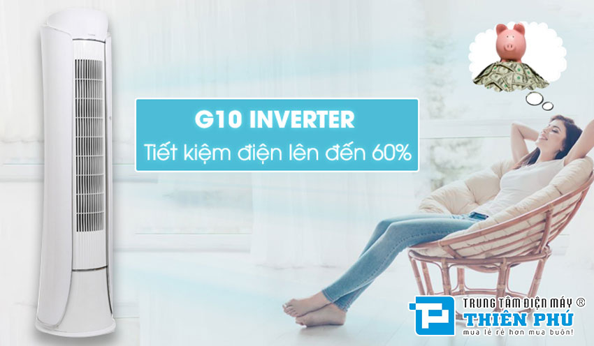 Điều Hòa Cây(Tủ Đứng) Gree Inverter GVH24AK-S3DTC5A 2 Chiều 24000Btu
