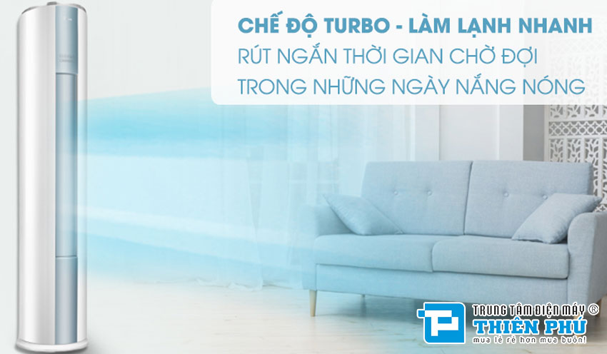 Điều Hòa Cây (Tủ Đứng) Midea 24000Btu 1 Chiều Inverter MFYA-28CRFN1 Gas R410a