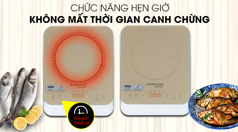 Những lợi ích ích khi mua bếp điện từ Sunhouse chính hãng Mama SHD6868