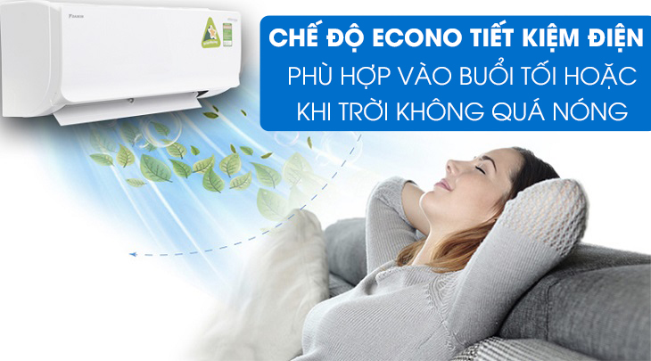Tận dụng chế độ Econo trên điều hòa Đaikin để tiết kiệm điện tối đa