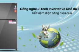 Tủ lạnh Sharp inverter SJ-XP660PG-SL 2 Cánh - Tủ lạnh tốt đáng để mua