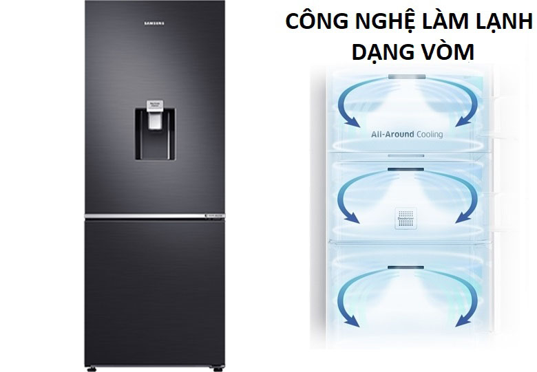 Điểm khác biệt lớn ở tủ lạnh Hitachi R-FG480PGV8(GBK) và Samsung RB27N4180B1/SV