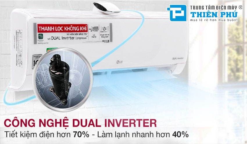 Đảm bảo sức khỏe và sự thoải mái với Điều Hòa LG 9000Btu V10APF?