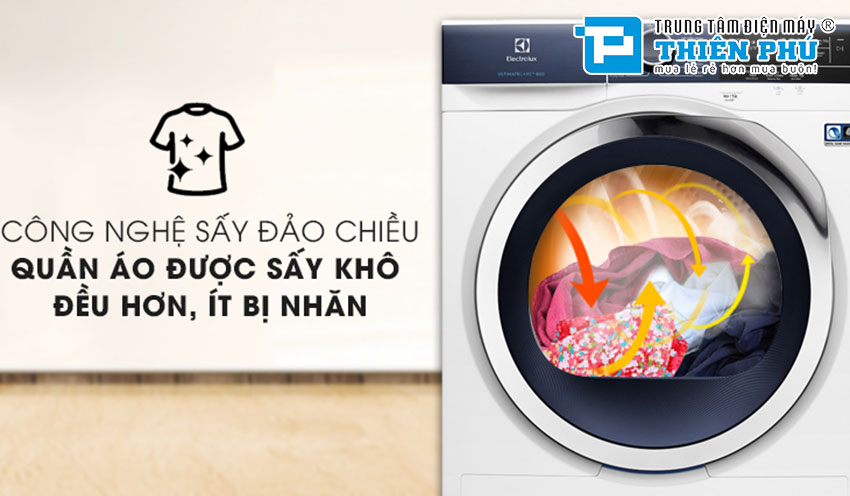 Máy Sấy Bơm Nhiệt Electrolux 8Kg EDH803BEWA