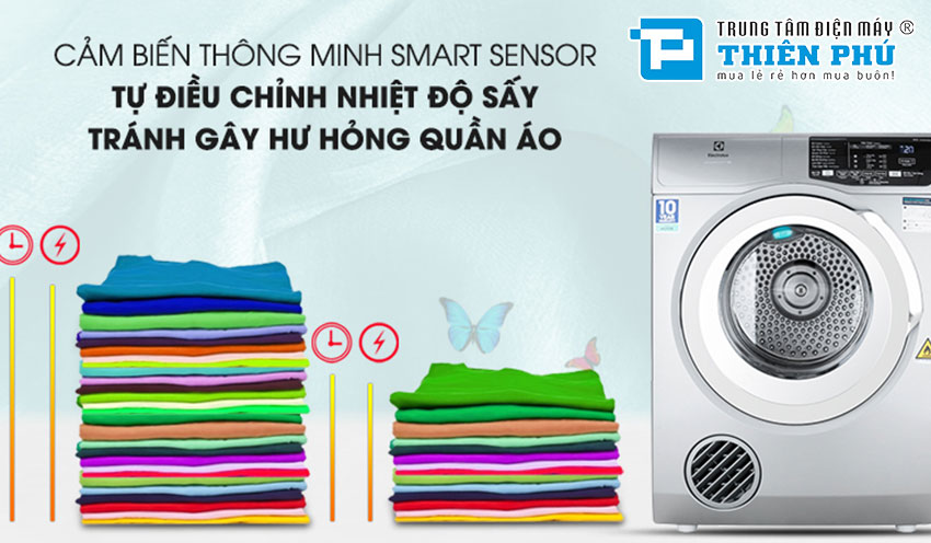 Máy Sấy Electrolux EDS805KQSA 8 Kg