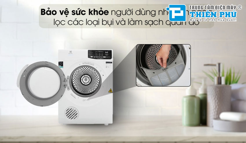 Máy Sấy Quần Áo Electrolux EDV705HQWA 7 Kg