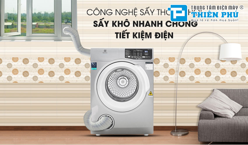 Máy Sấy Electrolux EDV805JQSA 8 Kg