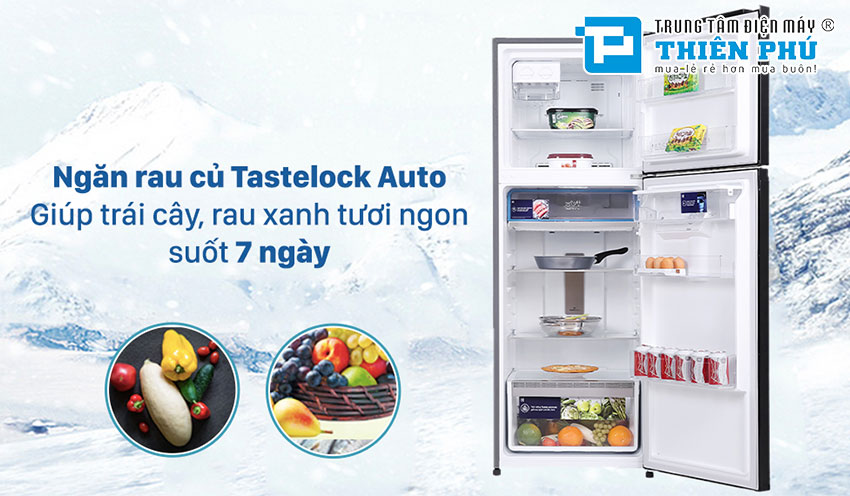 Tủ Lạnh Electrolux Inverter 2 cánh 341 lít ETB3740K-H