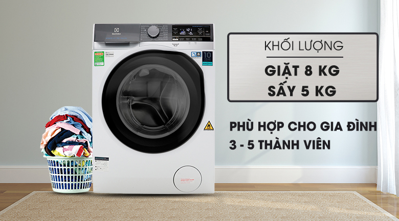 Máy giặt sấy khô LG và Electrolux tốt nhất hiện nay