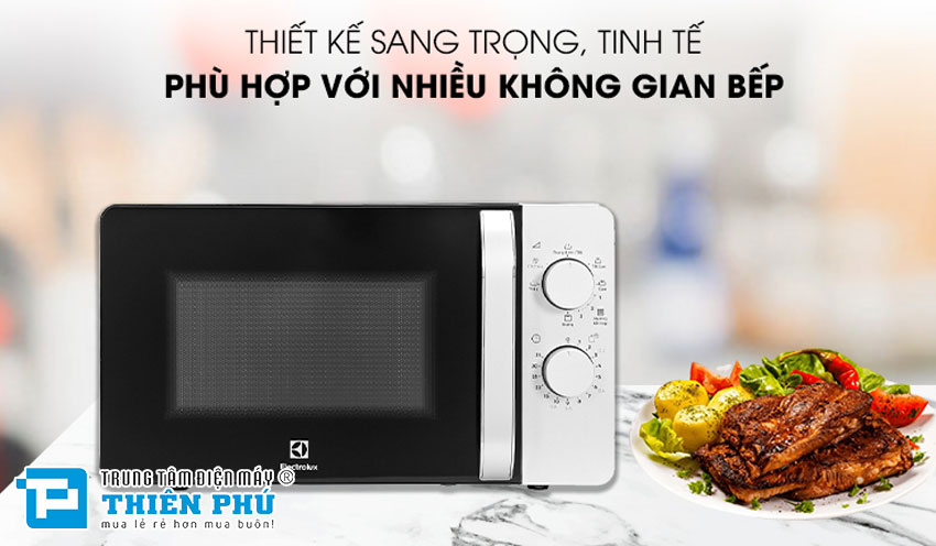 Lò Vi Sóng Có Nướng Electrolux EMG23K38GB 23 Lít