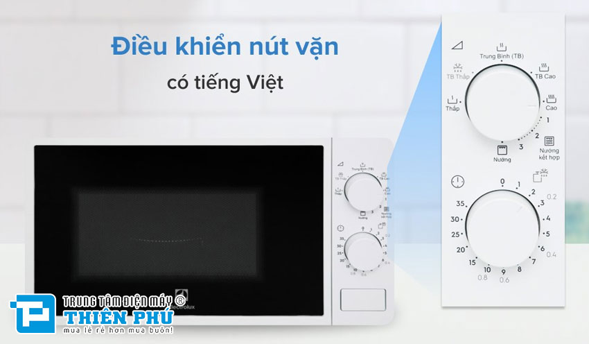Lò Vi Sóng Electrolux EMG20K38GWP 20 Lít