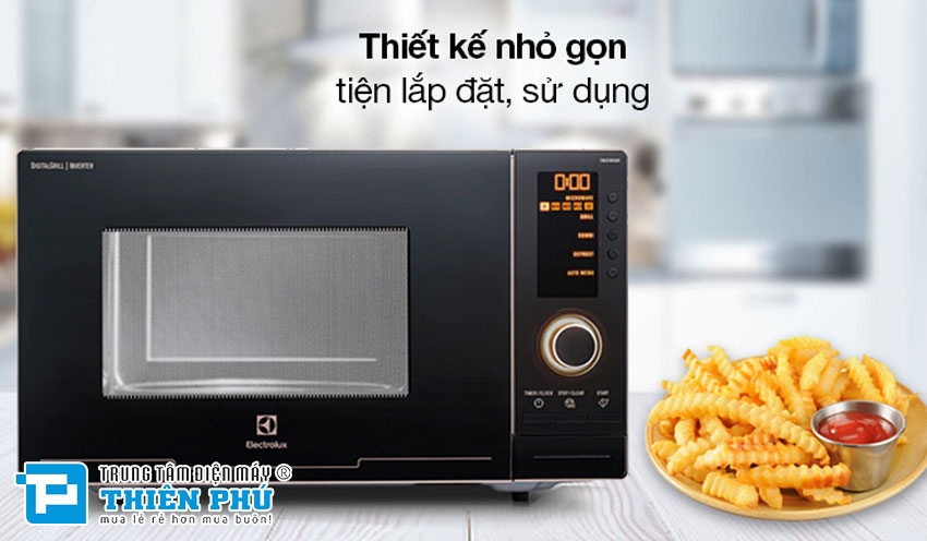 Lò Vi Sóng Điện Tử Electrolux EMS2382GRI 23 Lít