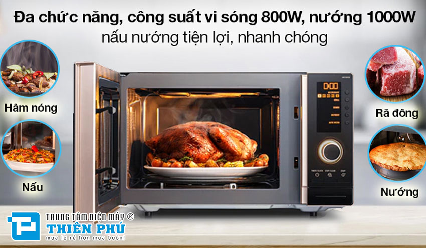 Lò Vi Sóng Điện Tử Electrolux EMS2382GRI 23 Lít