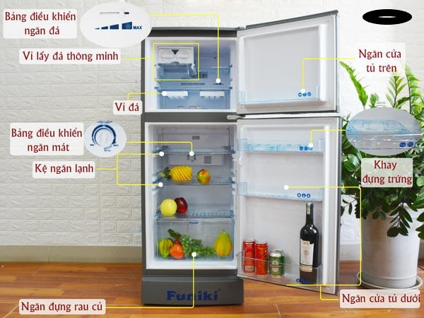 Tủ Lạnh Funiki FR-135CD 2 Cánh 130 Lít -  Đơn giản, gọn nhẹ đầy sức hút