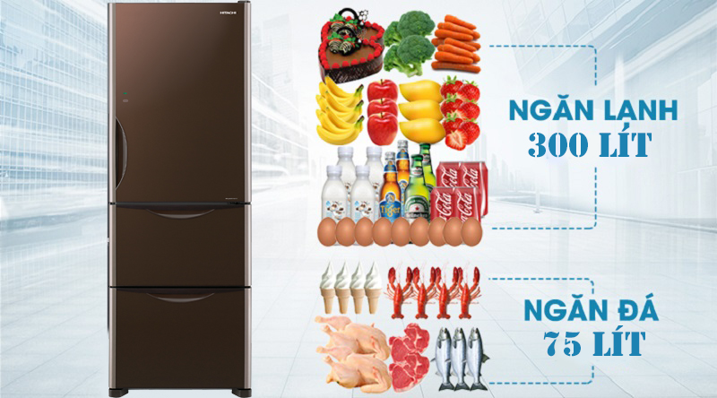 Đánh Giá Tủ Lạnh Hitachi Inverter FSG38FPGV 3 Cánh 365 Lít