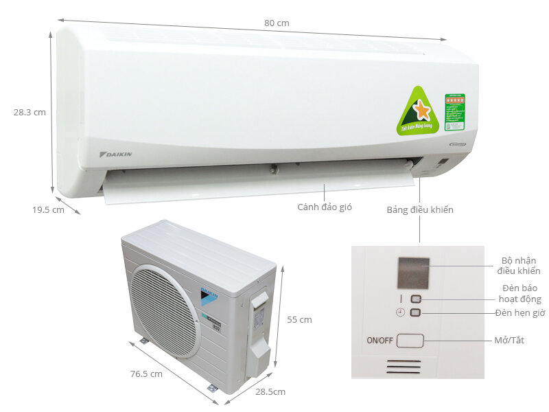 So sánh điều hoà Daikin inverter 2 chiều FTXM series và FTXS series