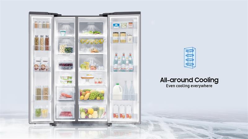 Tủ Lạnh Samsung Inverter RS62R5001M9/SV 680 Lít giúp căn bếp tiện nghi hơn.