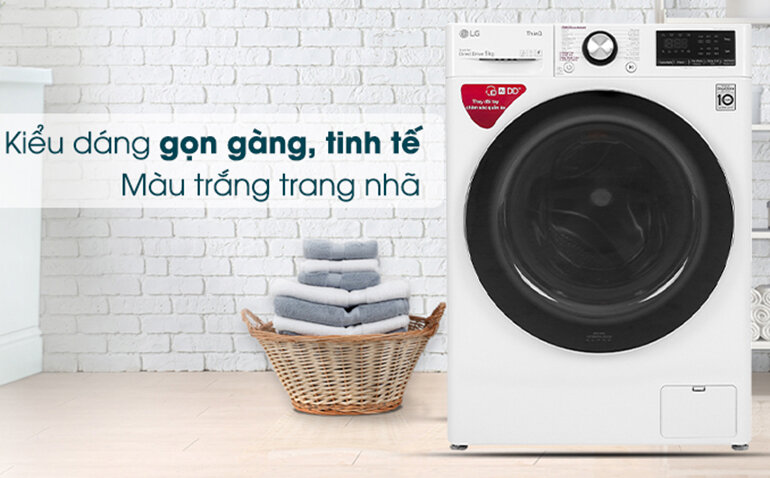 Review máy giặt LG 9 Kg FV1409S3W dùng có tốt không? Giá bao nhiêu?