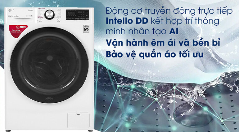 Review máy giặt LG 9 Kg FV1409S3W dùng có tốt không? Giá bao nhiêu?