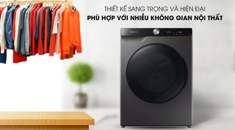 Đôi nét về máy giặt sấy Samsung WD14TP44DSB/SV
