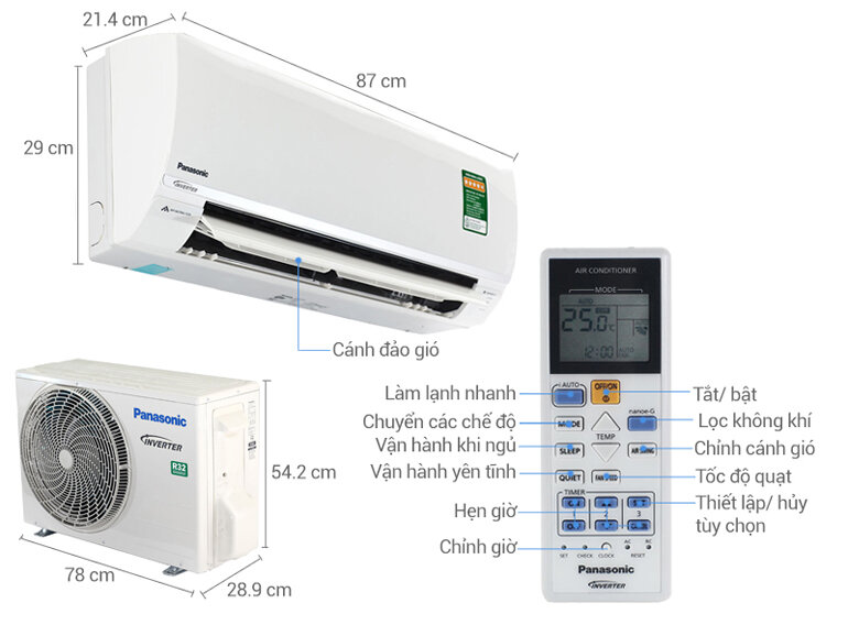 Điều hòa Panasonic N9WKH-8 và WPU9WKH-8M sản phẩm nào tốt hơn?