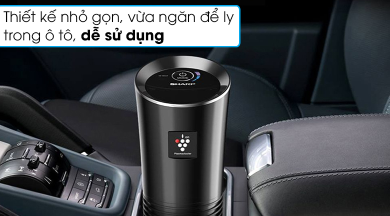 Máy lọc không khí Sharp ô tô IG-GC2E nhỏ nhưng có võ