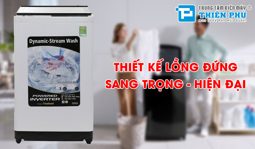 Máy Giặt Hitachi Inverter 11Kg SF-110XAV(WH)