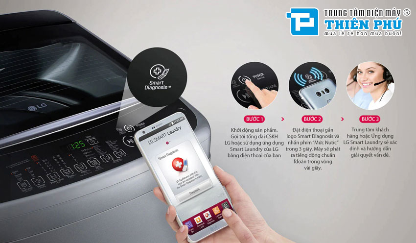 Máy Giặt LG Inverter 13Kg T2313VSPM