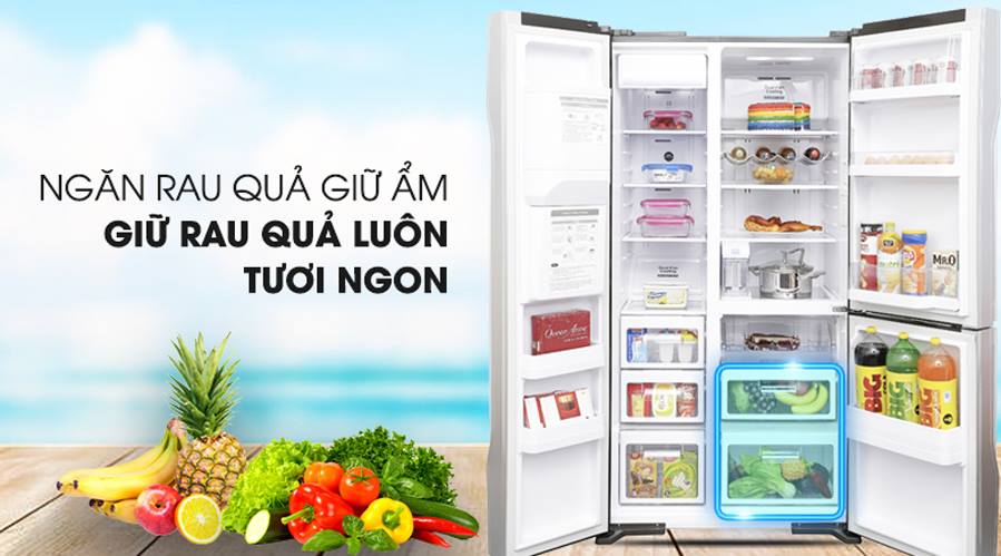 Điểm qua các tính năng, công nghệ ở tủ lạnh Hitachi 3 cánh R-FM800PGV2