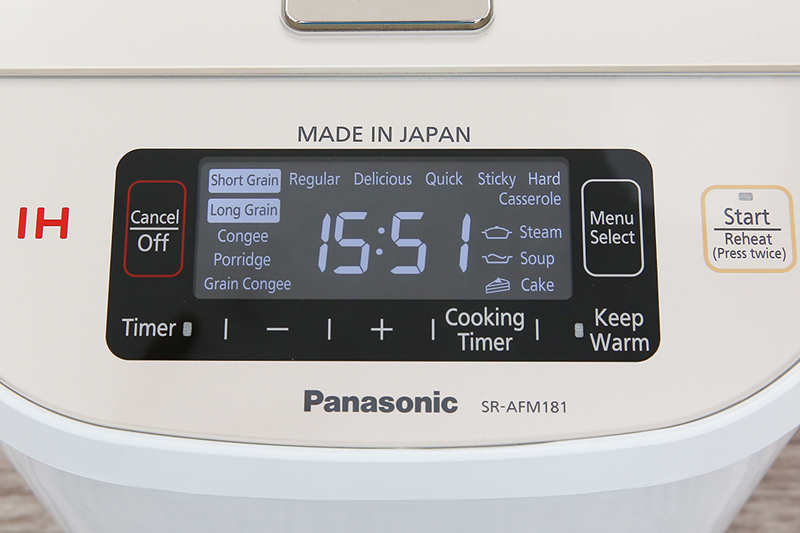 Tính năng đặc biệt chỉ có ở nồi cơm điện Panasonic SR-AFM181WRA 1.8 Lít