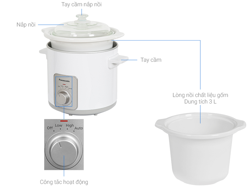 Lợi ích bất ngờ của nồi cơm điện Panasonic NF-N30ASRA 3 Lít