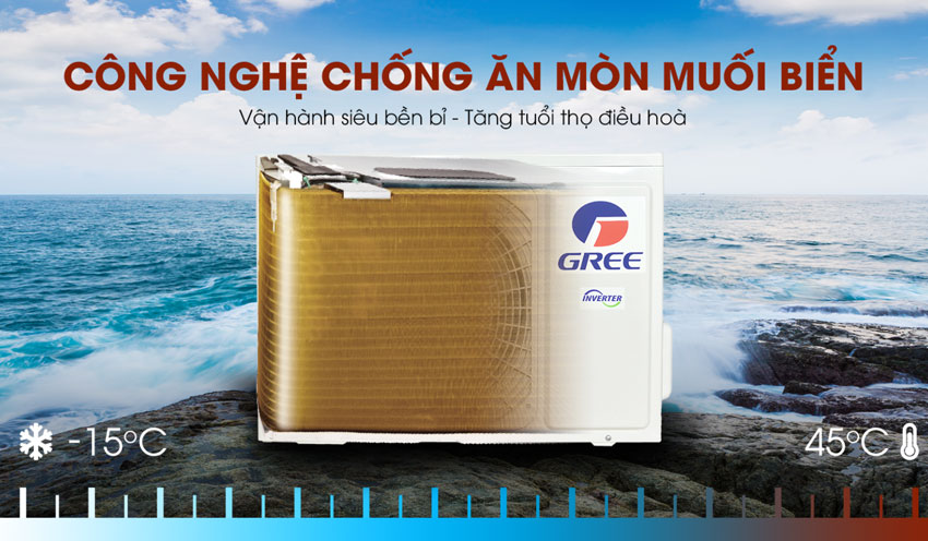 Điều Hòa Multi XS Gree 14000Btu 1 Chiều Inverter GWCD(14)NK6FO Gas R32