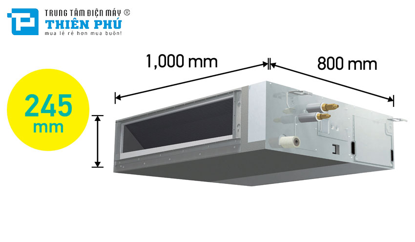 Điều Hòa Ống Gió Daikin Inverter 1 Chiều 18000Btu FBFC50DVM/RZFC50DVM R32