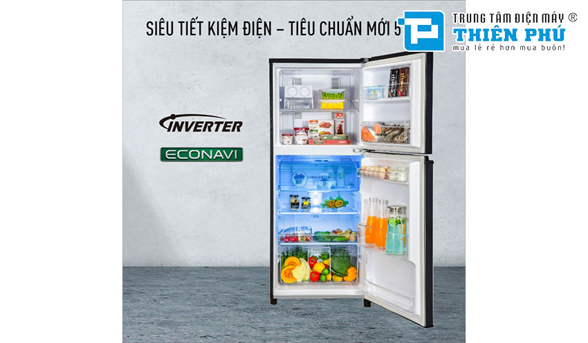 Tủ Lạnh Panasonic Inverter NR-TV301BPKV 2 Cánh 268 Lít