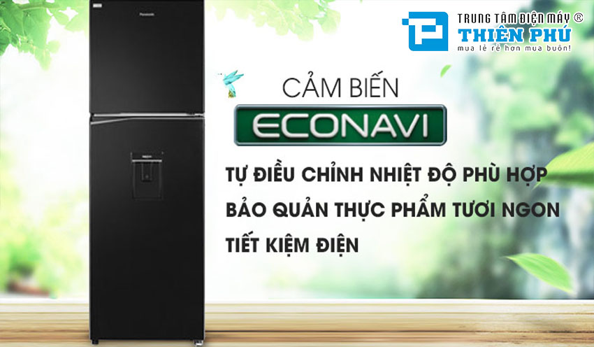 Tủ Lạnh Panasonic Inverter NR-BL381WKVN 2 Cánh 366 Lít