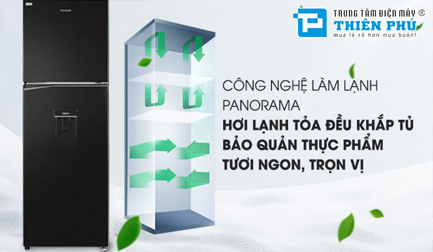 Tủ Lạnh Panasonic Inverter NR-BL381WKVN 2 Cánh 366 Lít