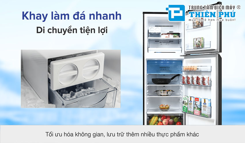 Tủ Lạnh Panasonic Inverter NR-TV301VGMV 2 Cánh 268 Lít