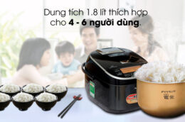 Review về nồi cơm điện cao tần Panasonic SR-PX184KRA 1.8 Lít cho người dùng tham khảo