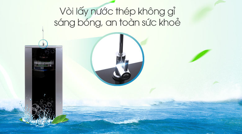 Phân tích công dụng máy lọc nước Kangaroo RO Hydrogen KG10G5 VTU 10 Lõi