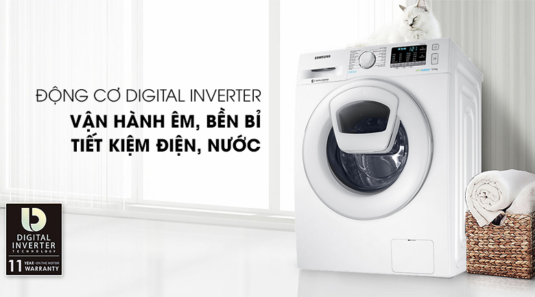 máy giặt Samsung inverter WW90K44G0YW/SV