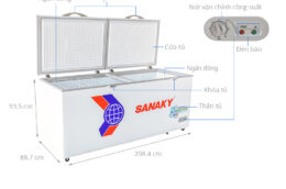 Đánh giá khả năng bảo quản thực phẩm của tủ đông Sanaky Inverter 1 ngăn VH-8699HY3