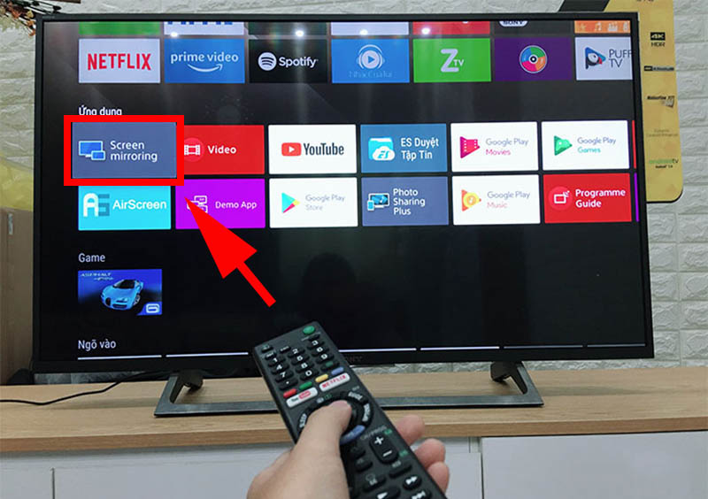 Một số cách kết nối điện thoại lên Tivi Sony vô cùng đơn giản