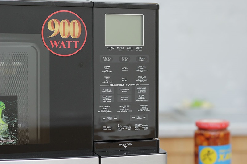 Lò Vi Sóng Sharp AX-1100VN(R) 27 lít có chức năng hấp giữ nguyên hương vị cho món ăn