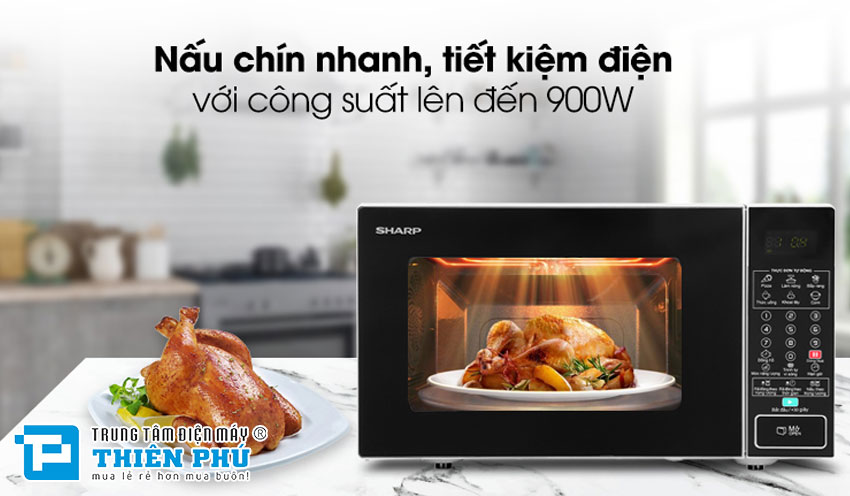 Lò Vi Sóng Sharp R-370VN-S 23 Lít